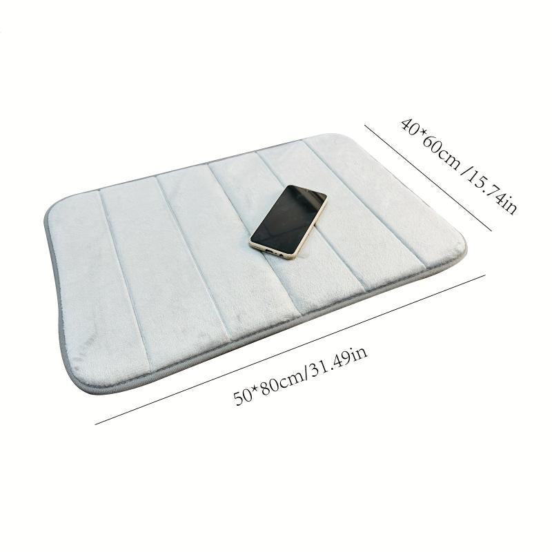 Soft Memory Foam Bathroom Rug Non Slip Shower Mat