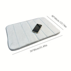 Soft Memory Foam Bathroom Rug Non Slip Shower Mat