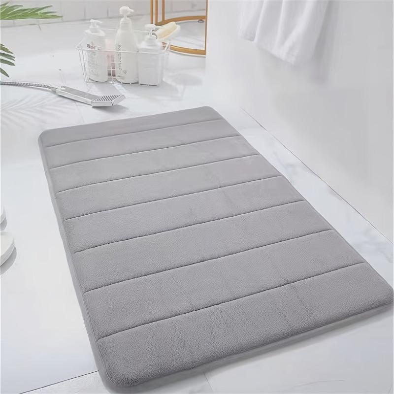 Soft Memory Foam Bathroom Rug Non Slip Shower Mat