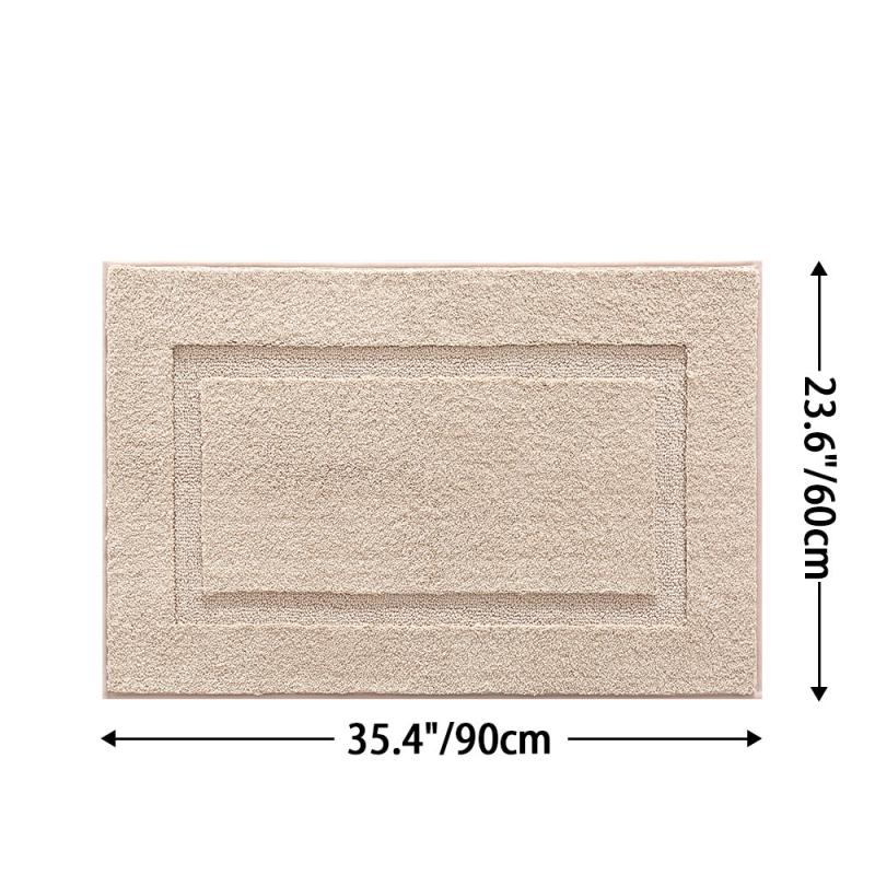 Plush Bath Mat Soft and Machine Washable Carpet for Home Decor