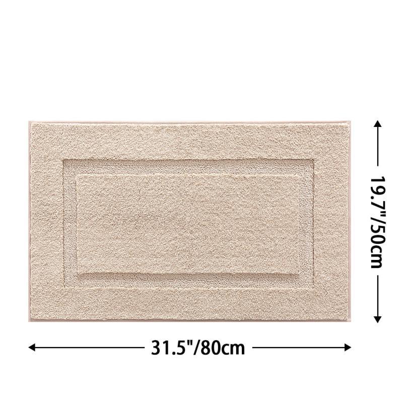 Plush Bath Mat Soft and Machine Washable Carpet for Home Decor