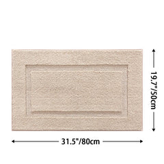Plush Bath Mat Soft and Machine Washable Carpet for Home Decor