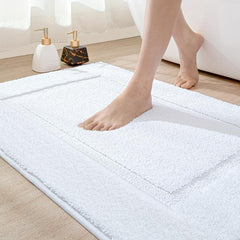 Plush Bath Mat Soft and Machine Washable Carpet for Home Decor