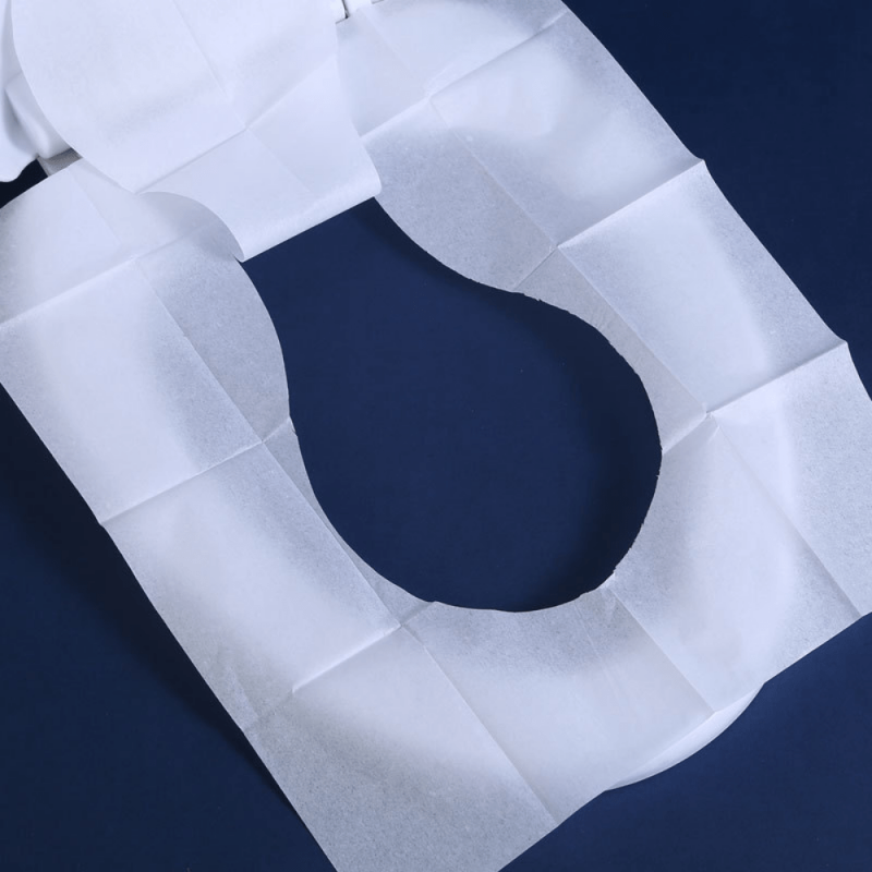 10pcs Disposable Toilet Seat Covers Flushable Paper Restroom Travel Large Potty