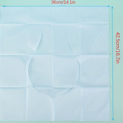 10pcs Disposable Toilet Seat Covers Flushable Paper Restroom Travel Large Potty