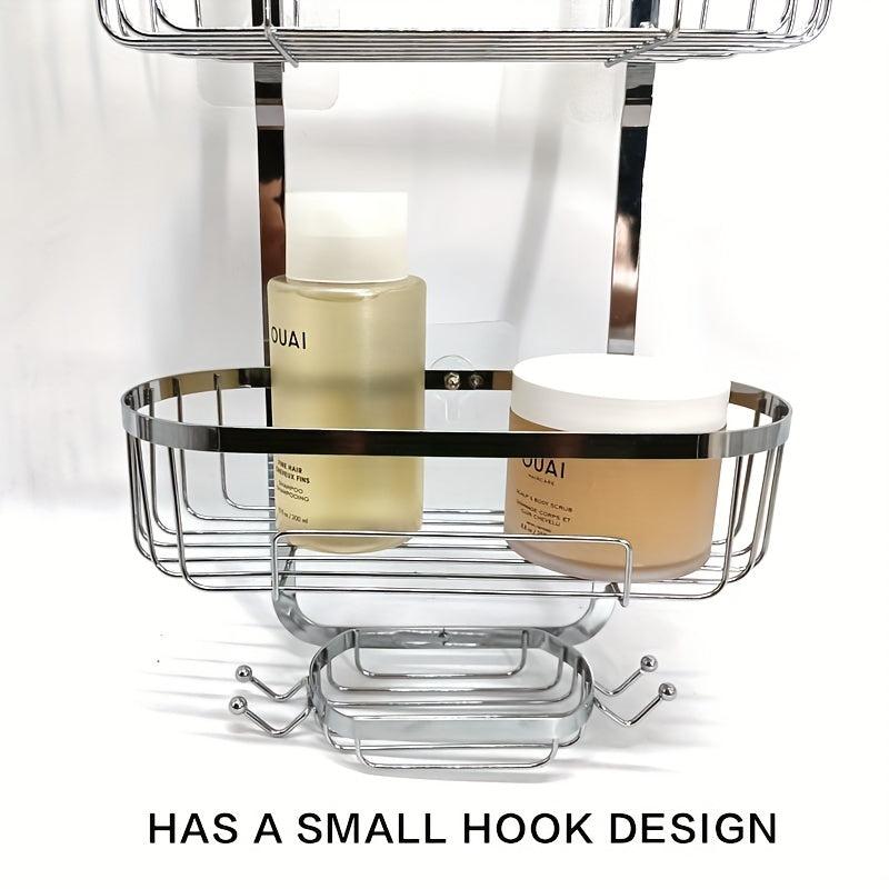 Rustproof Shower Caddy Organizer with Hooks