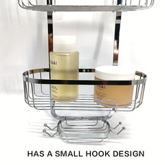 Rustproof Shower Caddy Organizer with Hooks
