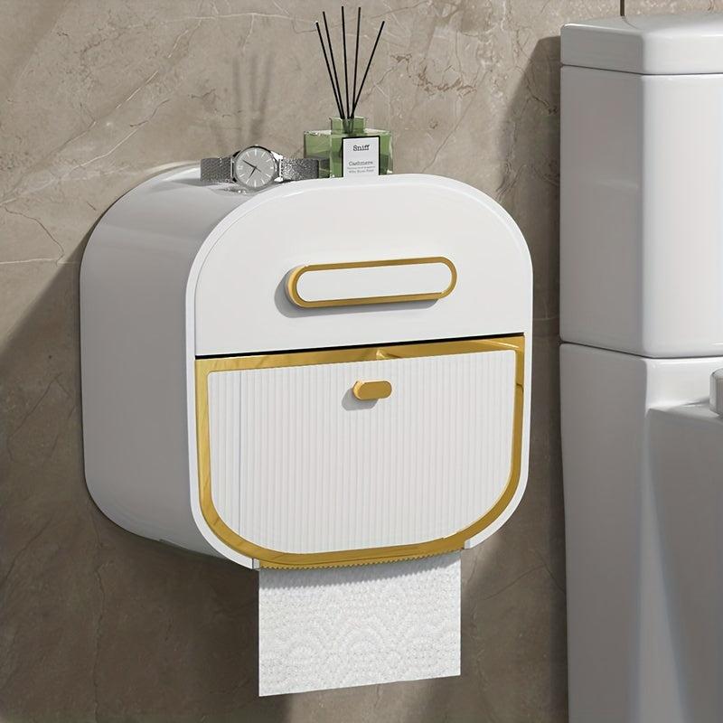 Wall Mounted Toilet Paper Storage Container