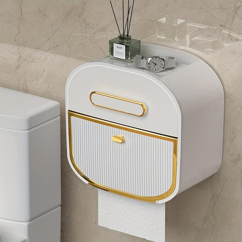 Wall Mounted Toilet Paper Storage Container