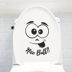 3D Dolphin Toilet Cover Sticker Ocean Diving Mirror Self-adhesive Wall Sticker
