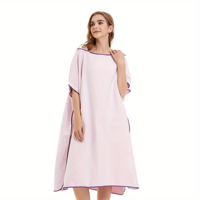 Quick Dry Microfiber Surf Poncho Towel & Beach Robe with Hoodie