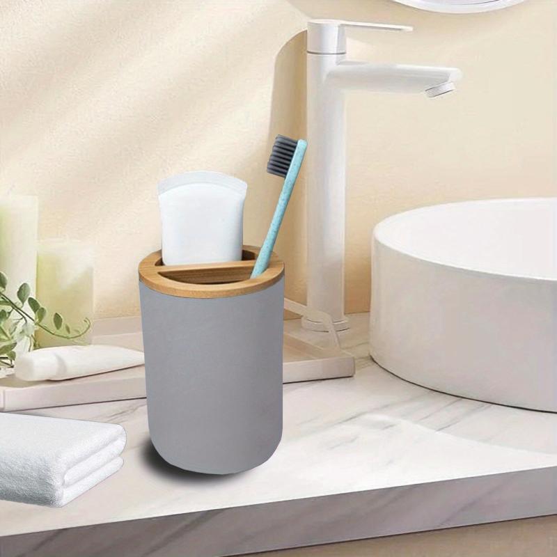 Plastic Toothbrush Holder Bathroom Toothbrush Storage Box Organizer Stand
