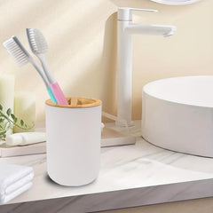 Plastic Toothbrush Holder Bathroom Toothbrush Storage Box Organizer Stand