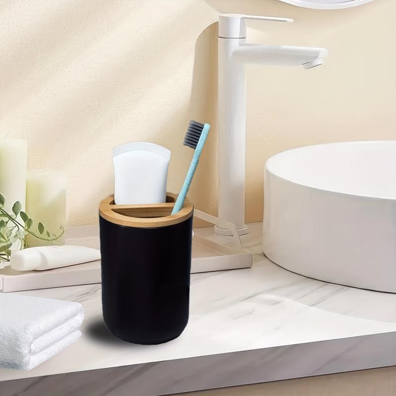 Plastic Toothbrush Holder Bathroom Toothbrush Storage Box Organizer Stand