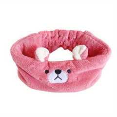 Cartoon Rabbit Embroidery Hair Band Wash Face SPA Sports Headband
