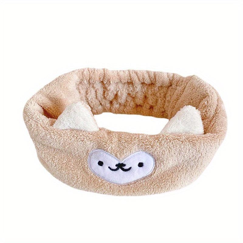Cartoon Rabbit Embroidery Hair Band Wash Face SPA Sports Headband