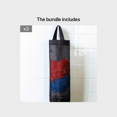 Plastic Bag Dispenser for Bathroom and Kitchen Storage