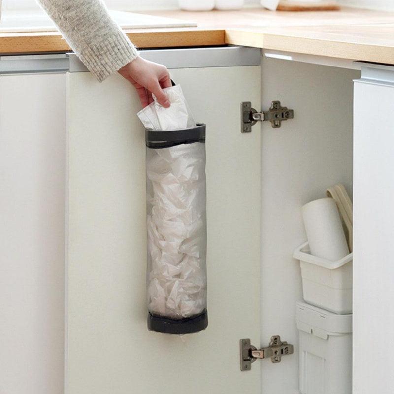 Plastic Bag Dispenser for Bathroom and Kitchen Storage