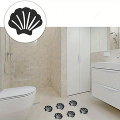 Anti Slip Tape Sticker Shell Shape Luminous Non-slip Stickers - 6/12/24 Pcs