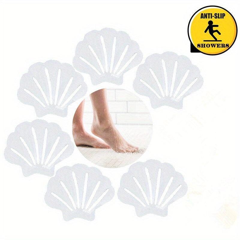 Anti Slip Tape Sticker Shell Shape Luminous Non-slip Stickers - 6/12/24 Pcs