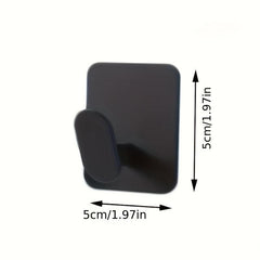 4pcs Stainless Steel Adhesive Hook for Towels Coats Hats Robes