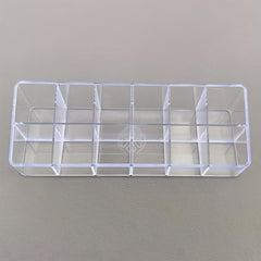 Clear Acrylic Lipstick Storage Box Desktop Organizer