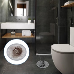 Shower Drain Hair Catcher Cover Strainer Stall Drain Protector Stainless Steel