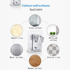 1pc Aluminum Shower Holder Stand Bracket Bathroom Accessories