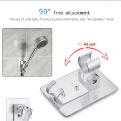 1pc Aluminum Shower Holder Stand Bracket Bathroom Accessories