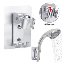 1pc Aluminum Shower Holder Stand Bracket Bathroom Accessories
