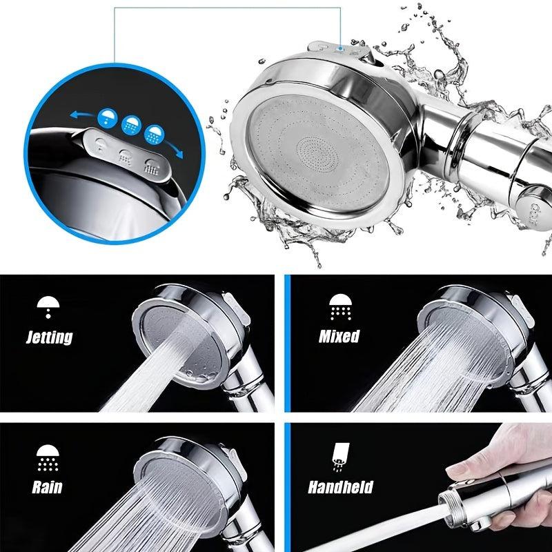 High Pressure Handheld Shower Head with Hose and Holder