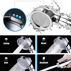 High Pressure Handheld Shower Head with Hose and Holder