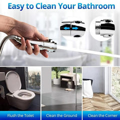 High Pressure Handheld Shower Head with Hose and Holder