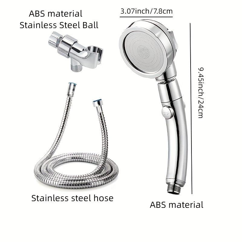 High Pressure Handheld Shower Head with Hose and Holder