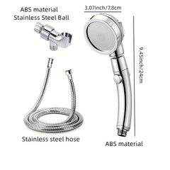 High Pressure Handheld Shower Head with Hose and Holder