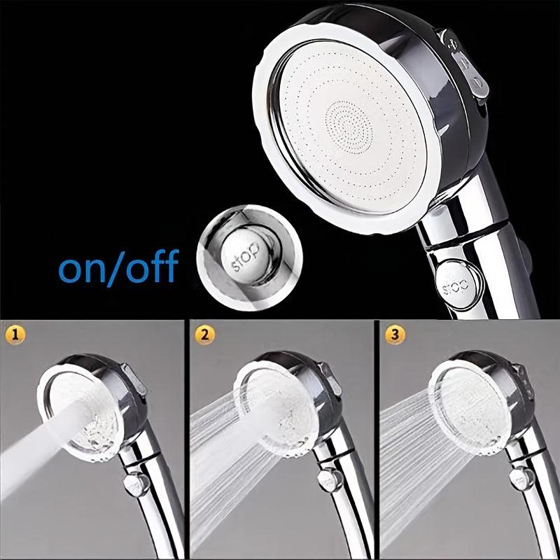 High Pressure Handheld Shower Head with Hose and Holder