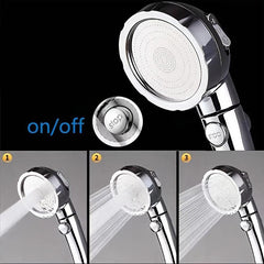 High Pressure Handheld Shower Head with Hose and Holder