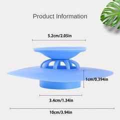 Silicone Anti Odor Floor Drain for Bathroom Sink Reduces Clogs