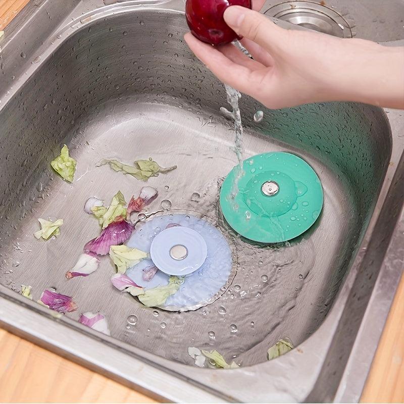 Silicone Anti Odor Floor Drain for Bathroom Sink Reduces Clogs