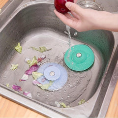 Silicone Anti Odor Floor Drain for Bathroom Sink Reduces Clogs