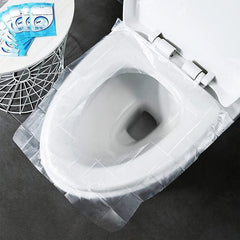 50pcs Disposable Toilet Seat Cover Individually Wrapped Non Slip Waterproof