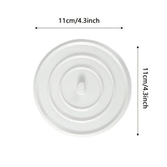 Flat Silicone Sink Stopper Drain Plug for Shower Bathtubs Sinks