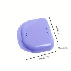 Denture Box Retainer Box Denture Storage Container Jewelry Earrings Rings Case