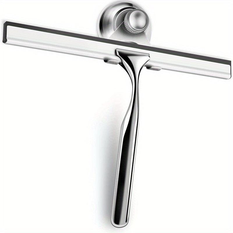 Stainless Steel Glass Wiper for Bathroom Mirrors Pools Windows