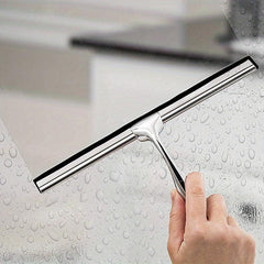 Stainless Steel Glass Wiper for Bathroom Mirrors Pools Windows