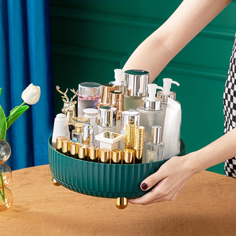 360u00b0 Rotating Cosmetic Storage Box Large Capacity Skin Care Product Rack