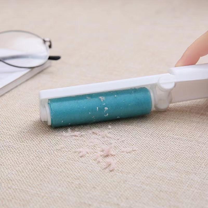 3pcs Foldable Mini Lint Rollers Portable Hair Dust Remover For Clothes