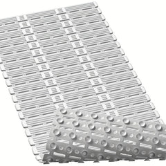 Anti-slip Shower Stall Mat with Drain Holes and Suction Cup
