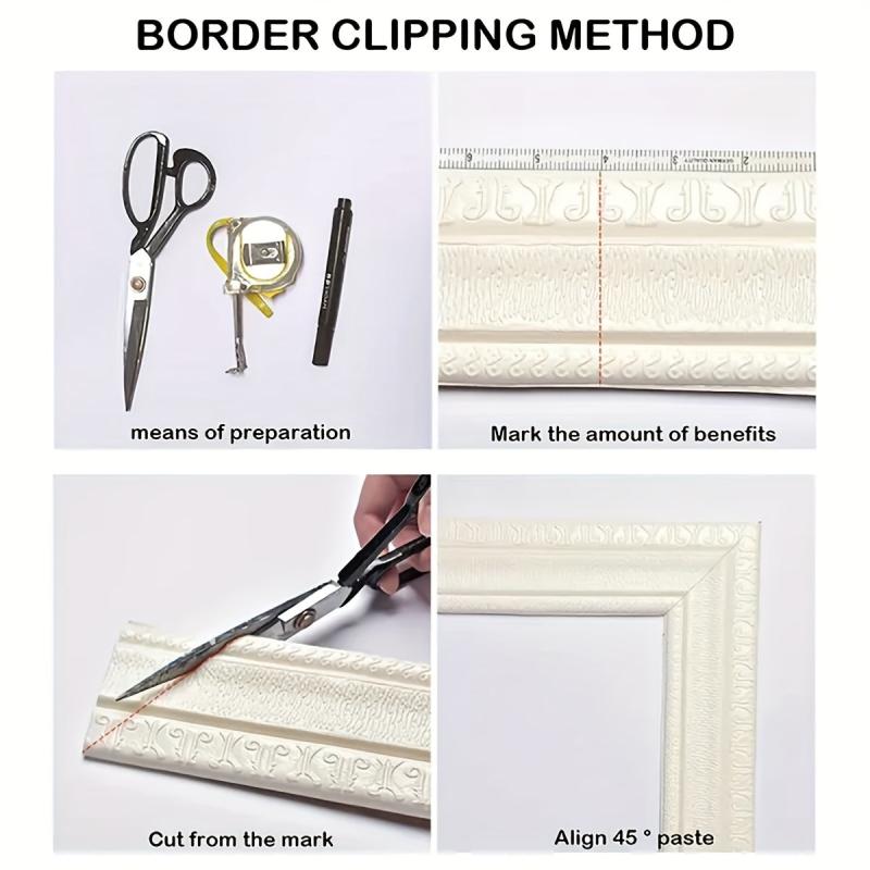 3D Foam Edge Sealing Strip Waterproof Wall Sticker