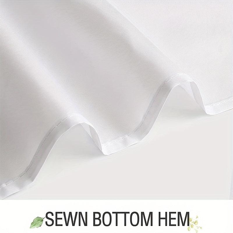 Green Leaves Shower Curtain Durable Plant Shower Curtain With 12 Hooks